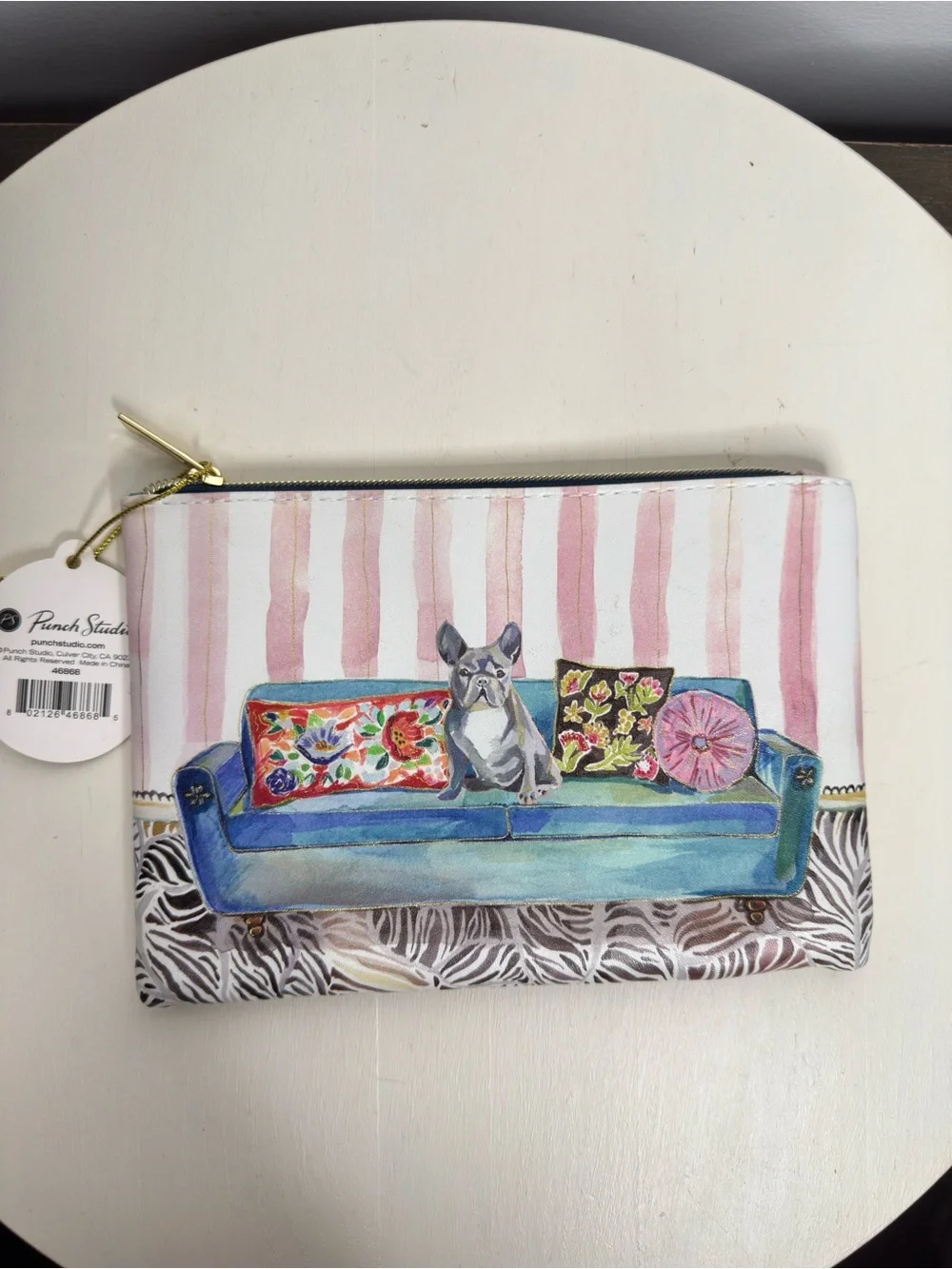Punch Studio Decorator Frenchie Glam Pouch